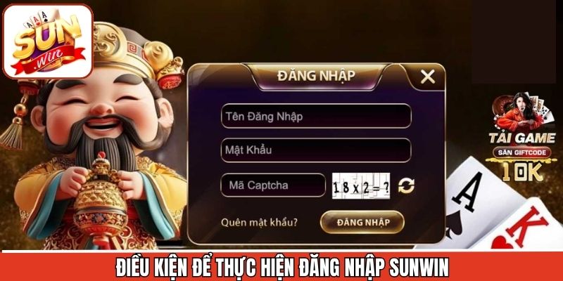 Một số điều kiện quan trọng để thực hiện đăng nhập cổng game