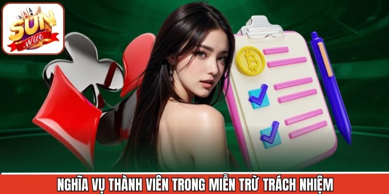 Nghĩa vụ của thành viên cần chấp hành chính sách miễn trừ