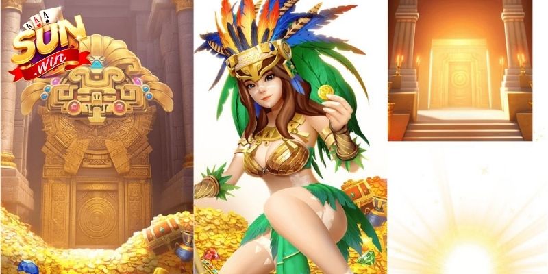 Hệ thống tượng Aztec Gold cổ đại cùng tính điểm