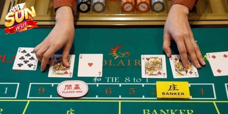 Tổng điểm so sánh cuối ván Baccarat Sunwin quyết định kết quả