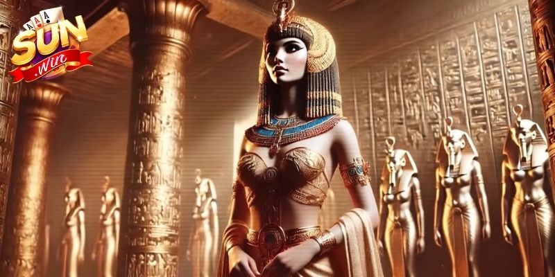 Biểu tượng Egyptian Queen thể hiện phong cách Ai Cập