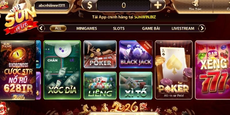 Poker Texas Hold’em Sunwin sở hữu lối chơi chuẩn quốc tế