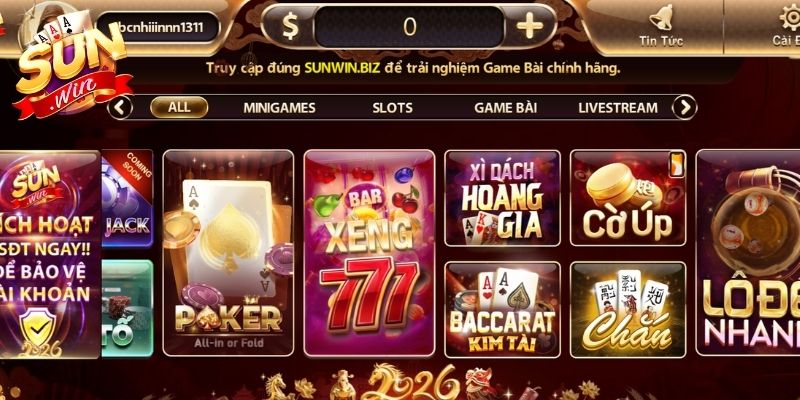 Trải nghiệm Xì Dách Sunwin căng thẳng, không khí kịch tính