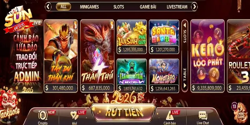 Sunwin hiện là cổng game trực tuyến uy tín hiện nay