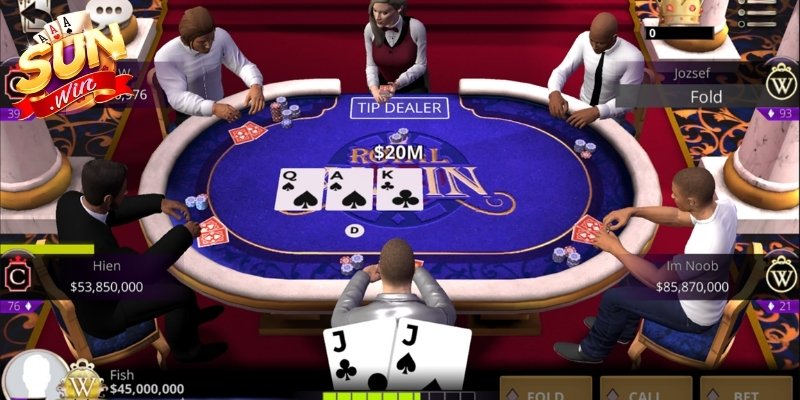 Cách Chơi Poker- Texas Sunwin Giúp Làm Chủ Vòng Cược 1 Nhận bài tẩy, phân tích sức mạnh trước vòng cược Pre-Flop
